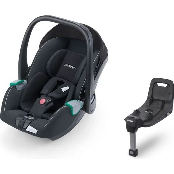 Автокресло RECARO AVAN MAT BLACK + BASE ISOFIX 84000