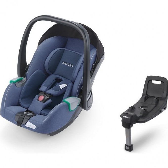 Автокресло RECARO AVAN SKY BLUE + BASE ISOFIX 87000