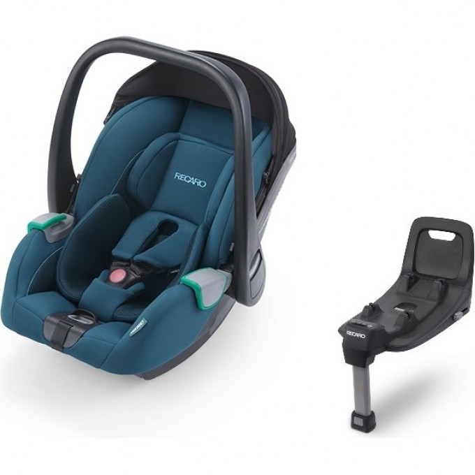 Автокресло RECARO AVAN TEAL GREEN + BASE ISOFIX 88000