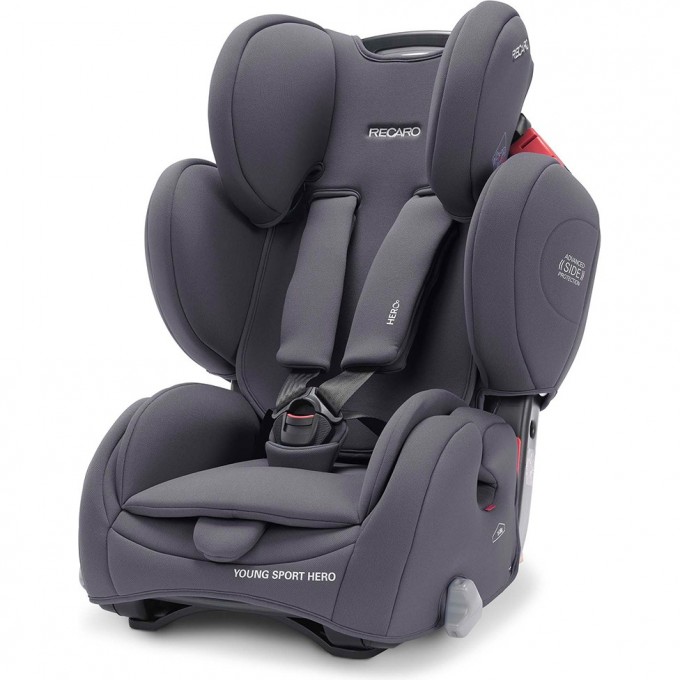 Автокресло RECARO YOUNG SPORT HERO SIMPLY GREY 00088014260050