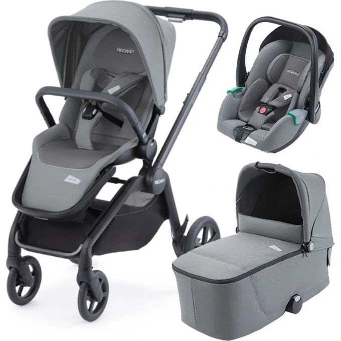 Детская коляска RECARO CELONA 3В1 PRIME SILENT GREY 167000 Детская коляска RECARO CELONA 3В1 PRIME SILENT GREY 167000
