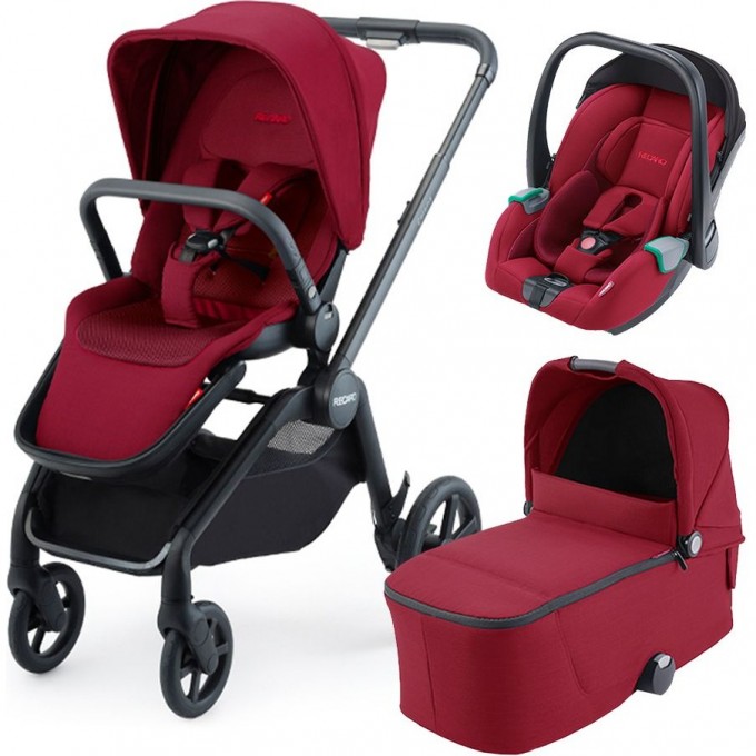 Детская коляска RECARO CELONA 3В1 SELECT GARNET RED 159000