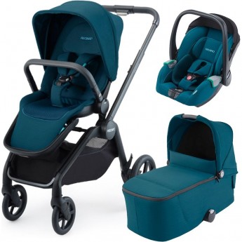 Детская коляска RECARO CELONA 3В1 SELECT TEAL GREEN Детская коляска RECARO CELONA 3В1 SELECT TEAL GREEN