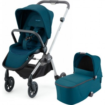 Коляска RECARO SADENA 2В1 SELECT TEAL GREEN SILVER