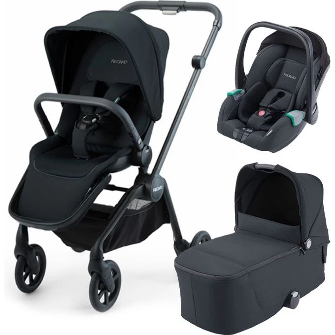 Коляска RECARO SADENA 3В1 SELECT NIGHT BLACK 213000 Коляска RECARO SADENA 3В1 SELECT NIGHT BLACK 213000