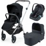 Коляска RECARO SADENA 3В1 SELECT NIGHT BLACK SILVER 214000