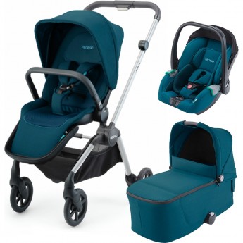 Коляска RECARO SADENA 3В1 SELECT TEAL GREEN SILVER Коляска RECARO SADENA 3В1 SELECT TEAL GREEN SILVER